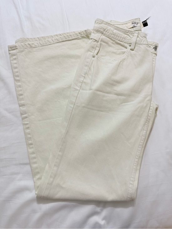 House of CB Denim - House of CB Marli White Wide Leg Jeans 100% cotton size XS. New Without Tags